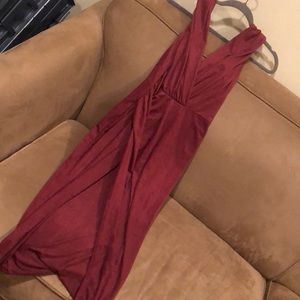 Wine color Dress